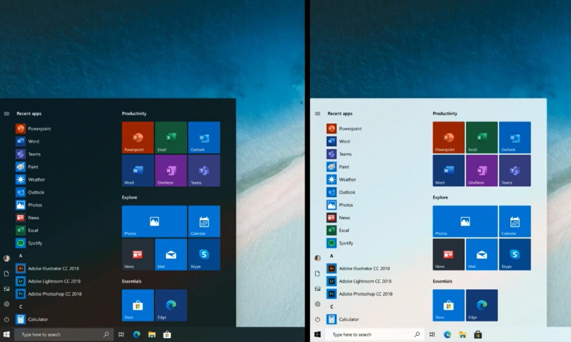 Microsoft zeigt neues StartmenüDesign für Windows 10