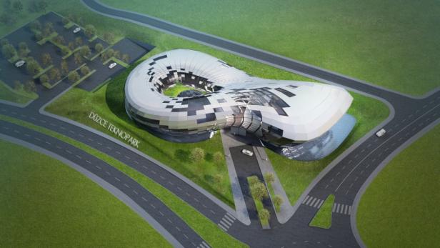 Technologiepark in Düzce von oben
