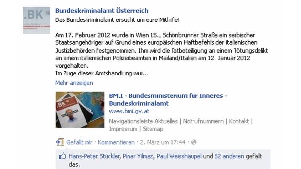 BKA auf Facebook