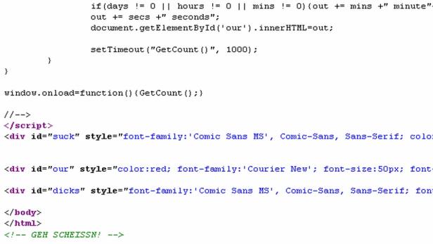 AnonAustria Countdown Quelltext