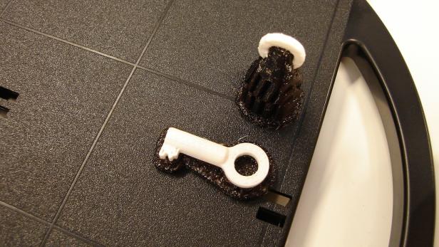 Schlüssel für Handschellen der niederländischen Polizei aus dem 3D-Drucker