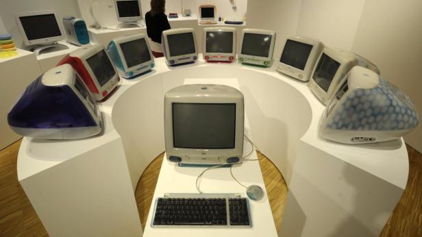 Ein Klassiker aus der Hand von Ive: Der bunte iMac.