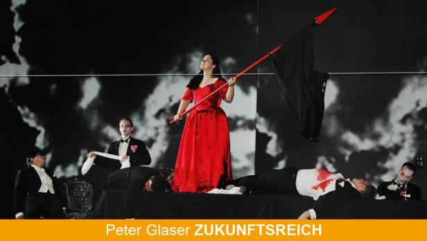 Szenenbild aus ãDer Ring an einem AbendÒ, eine Fassung der Richard Wagner Oper ãDer Ring der NibelungenÒ von David Seaman. Die Bayreuth Produktion des Buehnenmagiers Philippe Arlaud hatte am 17.November 2007 im Festspielhaus St. Poelten Premiere. AP