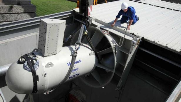 Prototyp Matrix-Turbine Forschung EVN Wienstrom Kössler Voith Innovation
