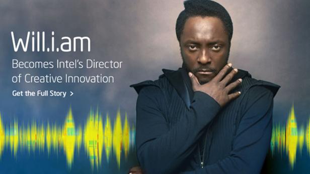 will.i.am Intel Director of Creative Innovation.