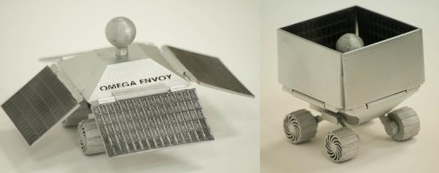 Luna-Rover Modell - Team Omega Envoy, Goggle Lunar X-Prize.