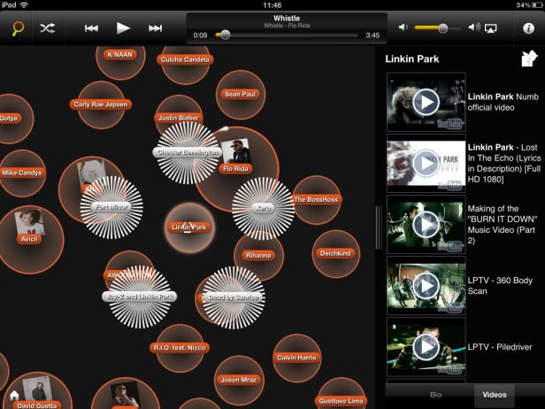 Screenshot von Sonarflow for Spotify für das iPad