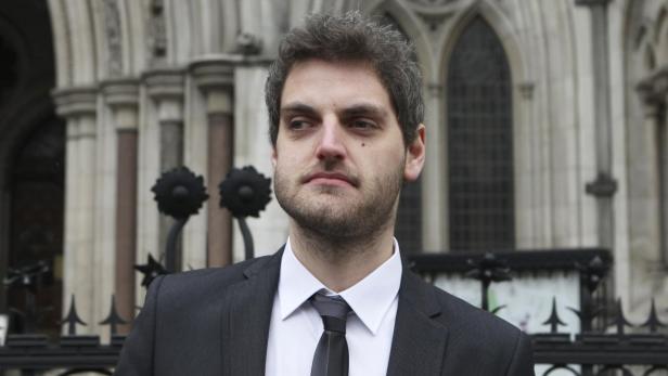 Paul Chambers vor dem High Court in London.
