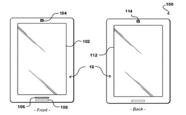 So stellt sich Amazon ein Dual-Screen-Gerät vor.