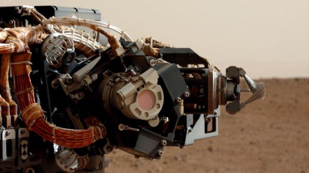 Der Roboter-Arm der Mars-Sonde Curiosity