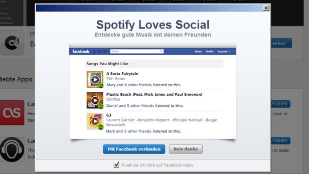 Spotify Facebook