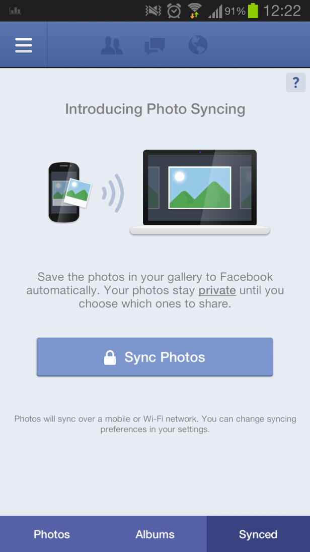 Facebook Photo Sync