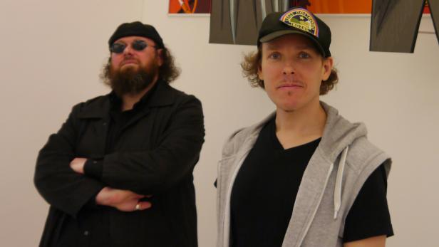 Günther Friesinger und Johannes Grenzfurthner (rechts)