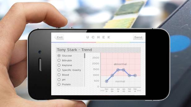 Tony Stark? Der Iron Man analysiert seinen Urin offenbar bereits mit dem Smartphone.