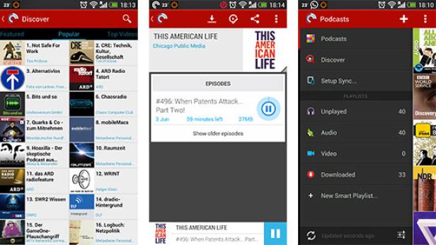 Pocket Cast unter Android