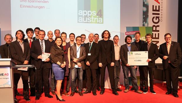 Die Gewinner bei der E-Government-Konferenz in Linz