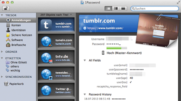 1Password am Mac