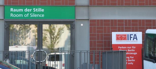 Manchmal wünscht man sich auf der Messe nur Stille