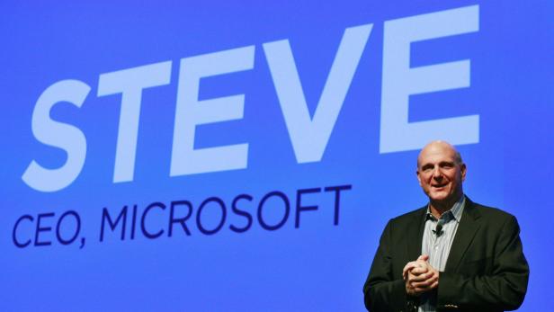 File photo of Microsoft CEO Steve Ballmer speaking