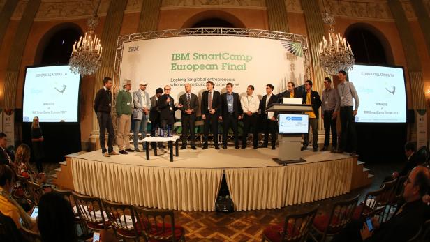 Preisverleihung beim IBM SmartCamp