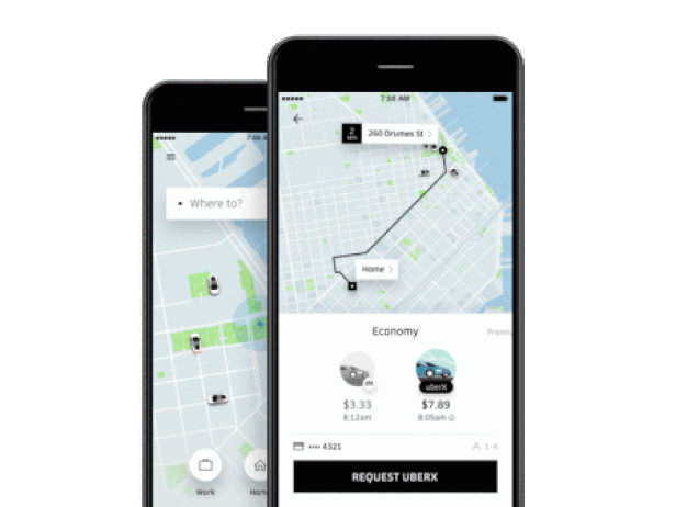 Uber App GIF