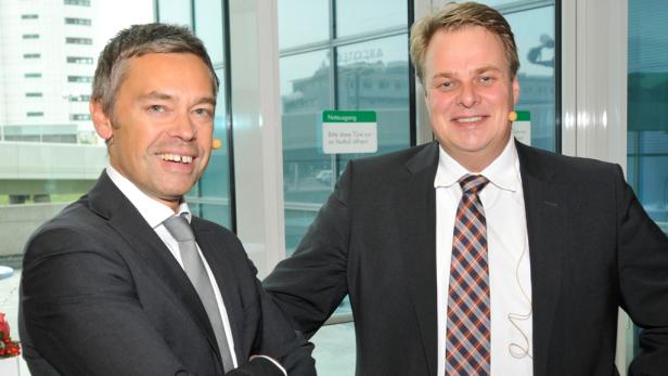 ORS-Geschäftsführer Michael Wagenhofer und Zukunftsforscher Lars Thomsen