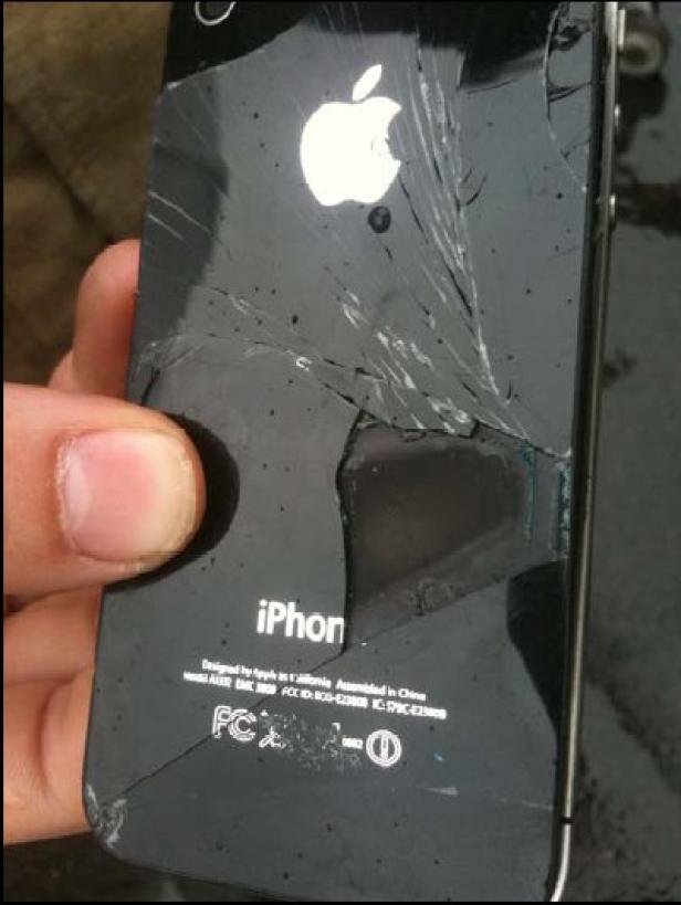 iphone 4 kaputt defekt brand