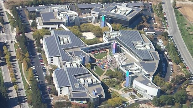 Die Google-Zentrale in Mountain View