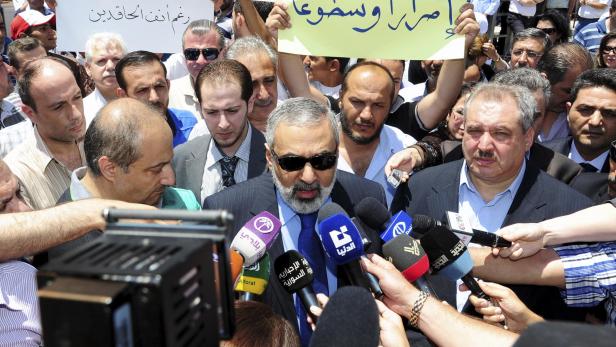 Der syrische Informationsminister Omran al-Soabi
