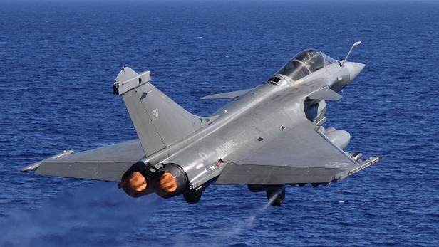 Ein französischer Dassault-Rafale-Jet (Symbolbild)