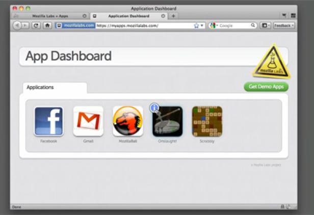 Hier ein Beispiel für das App-Dashboard.