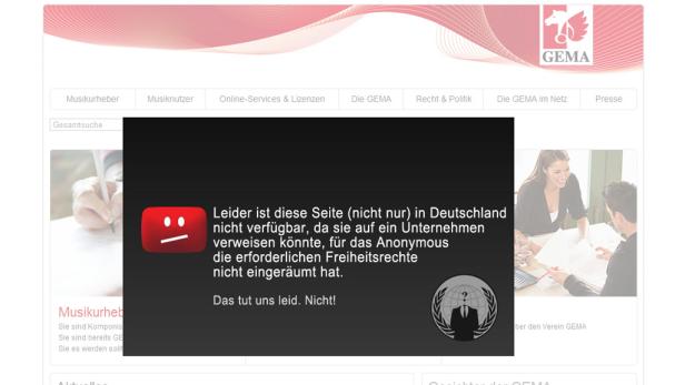 GEMA.de am Montagvormittag