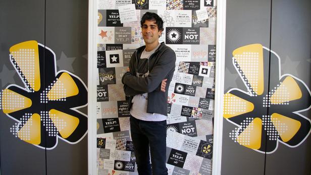 Yelp-CEO Jeremy Stoppelman im Hauptquartier der Firma in San Francisco