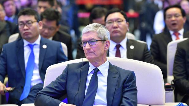 Auch Apple-Chef Tim Cook besuchte die Konferenz Auch Apple-Chef Tim Cook besuchte die Konferenz