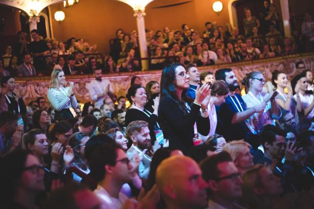 Das Publikum bei der TedXVienna 2017 Das Publikum bei der TedXVienna 2017