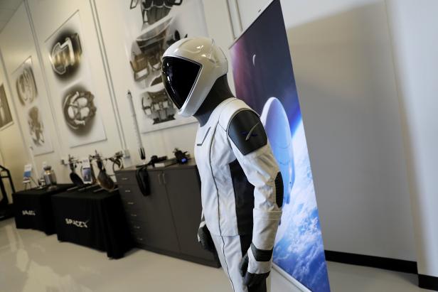 SpaceX shows new spacesuit to be worn by NASA astronauts who will the companies Crew Dragon spacecraft