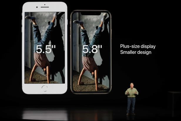 Schiller Senior Vice President, Worldwide Marketing of Apple, speaks about the the new Apple iPhone XS at an Apple Inc product launch in Cupertino