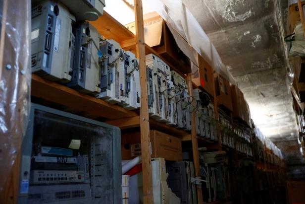 Apple Computer stehen im Lager des österreichischen Apple-Computer-Sammlers Borsky in Korneuburg.