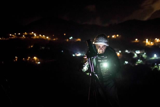 COLOMBIA-ECLIPSE-MOON