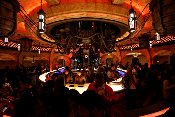 Guests explore "Star Wars: Galaxy's Edge" at Disneyland Park in Anaheim