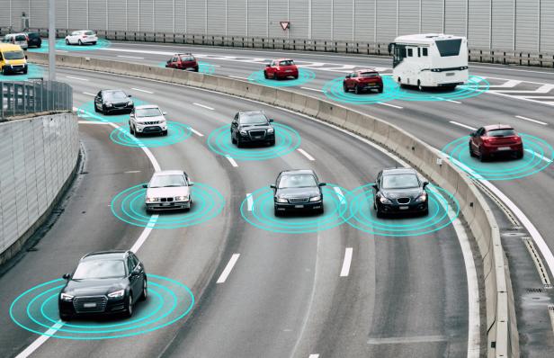 Autonomous Cars on Road