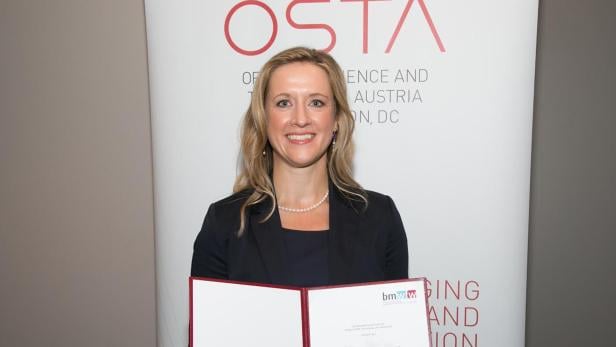 Mariella Gruber-Filbin bei der Verleihung des ASCINA-Awards