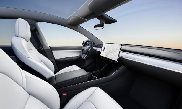 Tesla Model Y Video Zeigt Dritte Sitzreihe Futurezone At