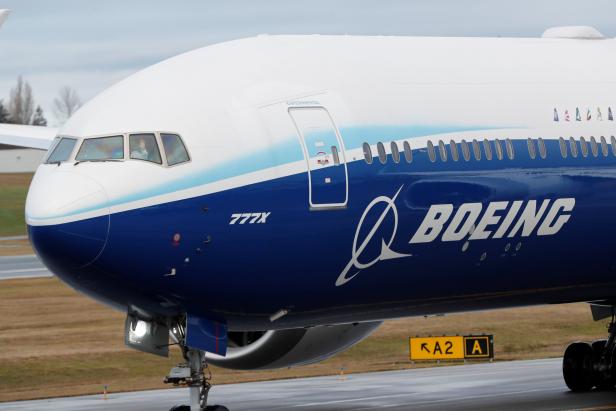 Boeing stages the first flight of its 777X plane outside Seattle