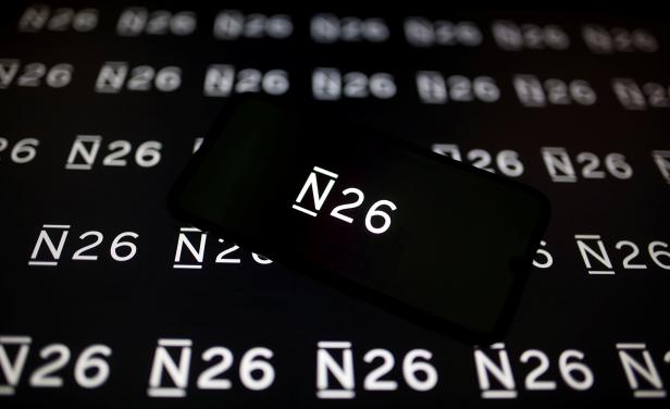 FILE PHOTO: A smartphone displays a N26 logo in this illustration