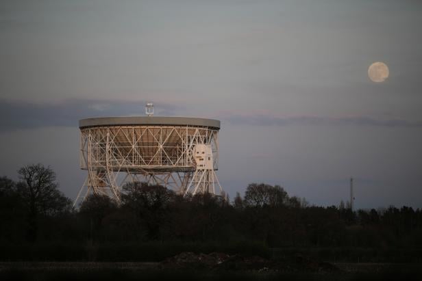 The Supermoon visible over Britain