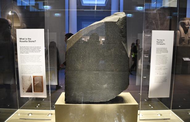 Grand Egyptian Museum is calling for the return of the Rosetta Stone to Egypt