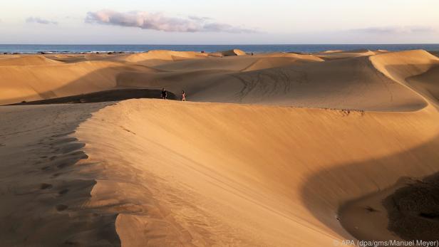 Das Dünenmeer von Maspalomas auf Gran Canaria zeigt sich fast ohne Urlauber