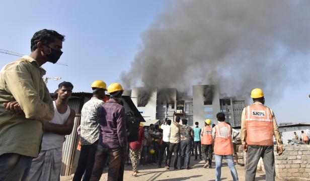 Fire at the Serum Institute of India's Pune facility in India