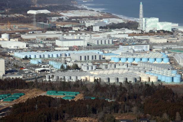 Release of treated water containing tritium from the crippled Fukushima Daiichi Nuclear Power Plant